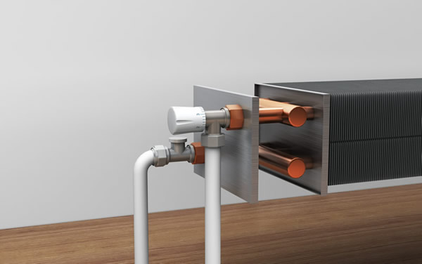 迷你美艺Ⅱ（暗装）板凳型铜管对流散热器